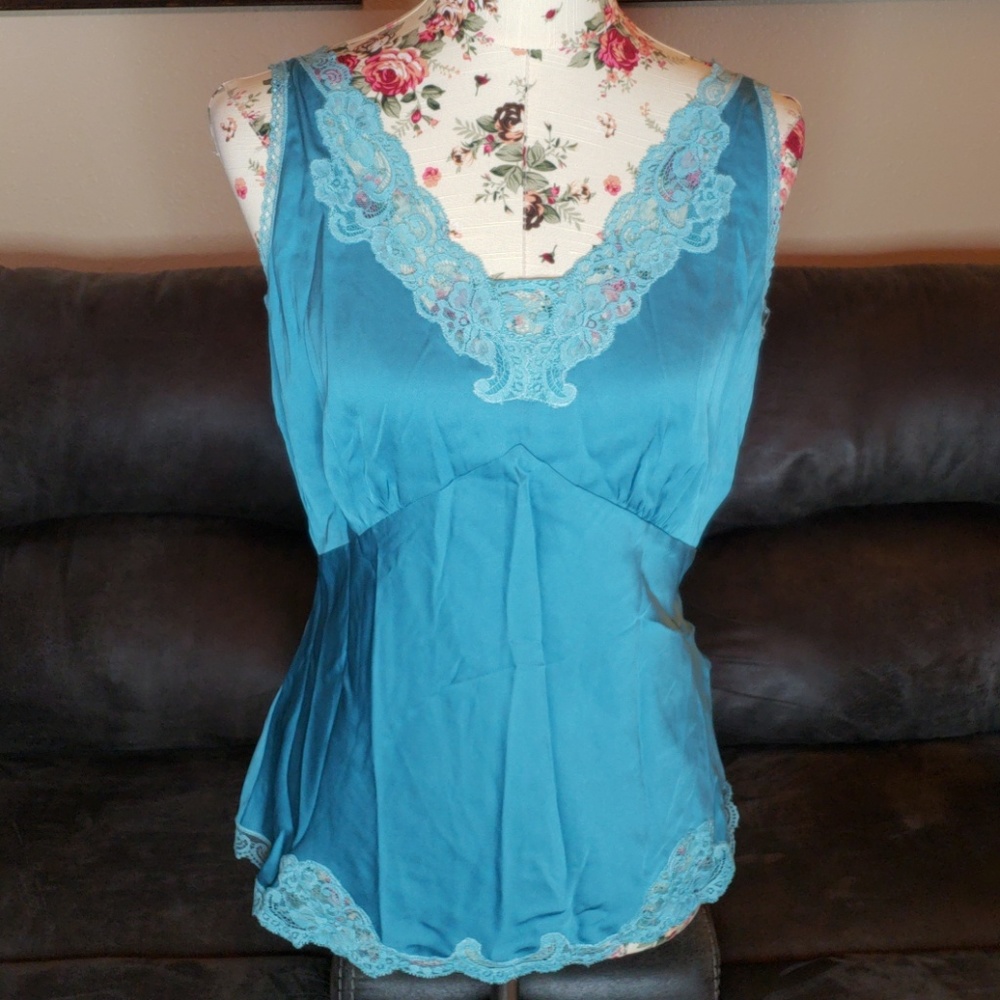 NWT 😍 Ann Taylor Sz 10 Silk Blend Laced Camisole